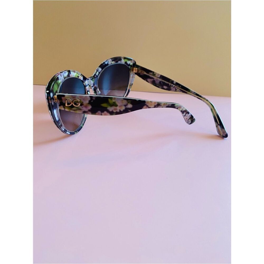 Dolce & Gabbana Authentic Sunglasses - Black/Yellow/Green Floral